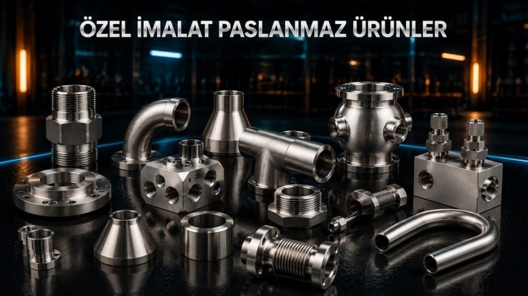 HYDFIT Özel İmalat Paslanmaz Rakorlar SS316